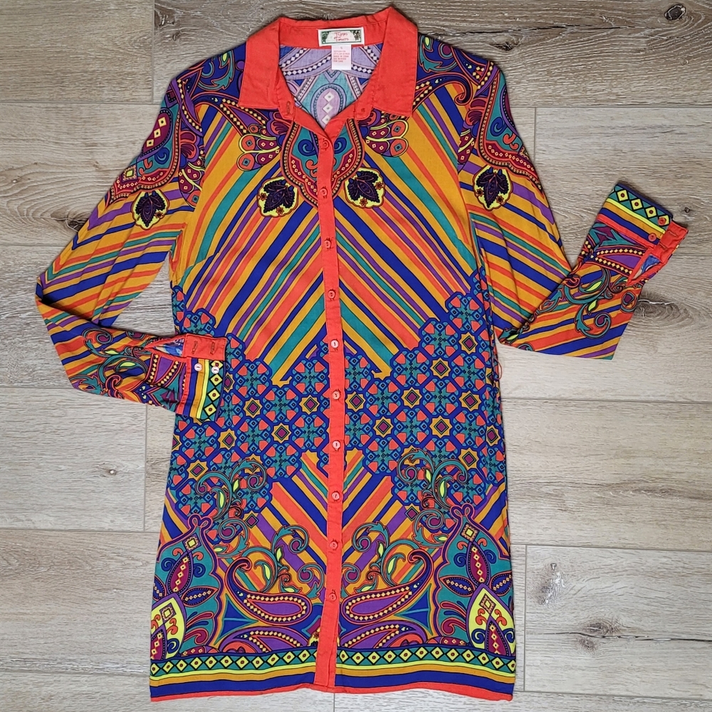 FLYING TOMATO Vintage Long Sleeve Dress - Size Sm